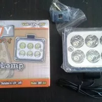 LED Fog Lamp / Lampu Kabut / Sorot Kotak 4" DNY 030 12V -24V Clear