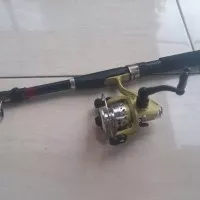 joran set ogawa camar laut+ reel ogawa spool alumunium+bonus