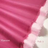 Katun Jepang Twill Minyak Warna Pink - Lebar 1.50m - Harga per 0.5m
