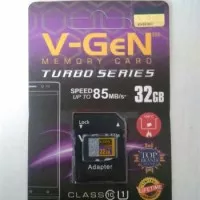 Micro Sd V-Gen 32gb Turbo Series Micro Sd Vgen Hc Class 10