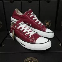 Sepatu Converse All Star Chuck Taylor Maroon Low