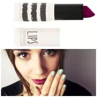 TopShop Lips - Inhibition Dark Plum