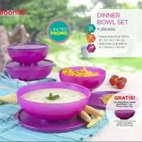 Moorlife Dinner Bowl Set / Tempat makan / Mangkok / Non Tupperware