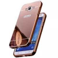 Case Samsung Galaxy J1 2015 / J100 Alumunium Bumper Mirror