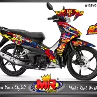 Striping motor honda Revo FI