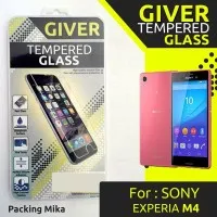 Tempered Glass Giver Sony Xperia M4