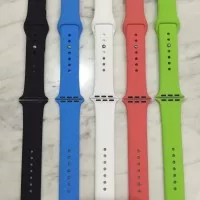Silicone Strap Apple Watch Sport Band 42mm 38mm watchband tali jam 38