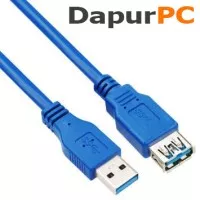 1.5M Kabel USB 3.0 Extension AM AF warna Biru