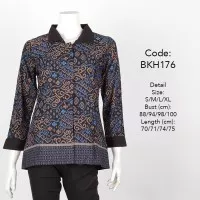 Model Batik Kerja Blus Bkh176