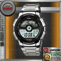 Jam Casio AE 1100 WD 1AVDF Original Garansi 1Th 100 Meter