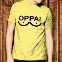 Oppai Saitama One Punch Man (Kaos, T-Shirt, TShirt, T Shirt)