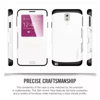 Spigen Slim Armor S-View for Samsung Note 3, S4 FLIP CASE HARD CASING