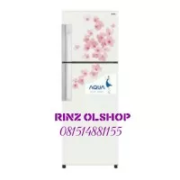 KULKAS AQUA BY SANYO AQR-D259 (FS/FW) 2DOOR/ LEMARI PENDINGIN 2PINTU