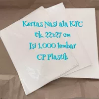 Kertas Nasi | Wrapper ala KFC Uk. 22 x27 cm (isi 1.000 pcs)
