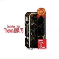 Garskin Vape / Vapor Therion DNA 75 - Black Gold Marble