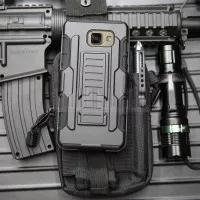 Military Bumper Armor Belt ORI Hard Case Casing Samsung Galaxy A7 2016