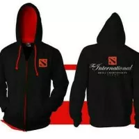 JAKET DOTA 2 / HOODIE ZIPPER DOTA 2 INTERNATIONAL CHAMPONSHIP