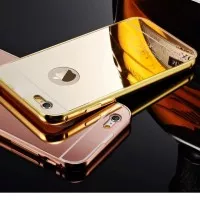 iphone 5 5s Plus Aluminum Metal Bumper Mirror Plating Hard Back Case