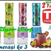 Blender Mini Juicer 2 Tabung Botol Shake n Take Portable Generasi ke 3