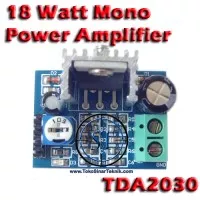 Kit TDA2030 18W Mono + Terminal PCB Input 6 - 12VDC