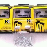 Headset Hk,Handsfree HK STEREO NEW Bass Booster,earphone