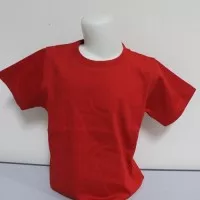 Kaos polos anak size 2 (usia 3 - 6 tahun)