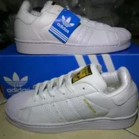 Sepatu Adidas Superstar White Black/ADIDAS PUTIH LIST HITAM