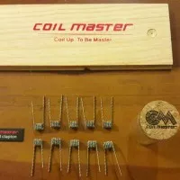 Fused Clapton (twisted) Prebuilt Coil - Coil Master - Authentic