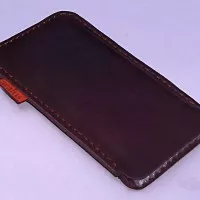 Genuine Leather Case Pouch / Sleeve Apple Iphone 4/4s Kulit Sapi Asli