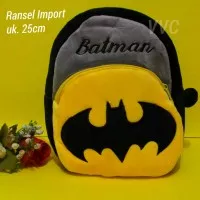 Tas ransel boneka batman / tas boneka import / tas anak paud 25cm