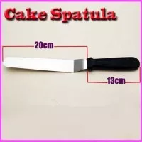 Spatula stainless bengkok 20 cm