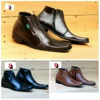 Sepatu Pantofel Pria / Sepatu Kickers Zipper / Sepatu Formal 06