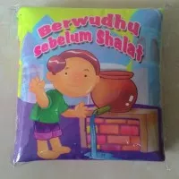 buku bantal / soft book berwudhu sebelum shalat