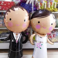 balon bride and groom