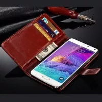 Samsung Galaxy Note 3 Neo Premium Leather Flip Case Casing Cover