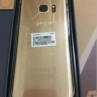 Samsung galaxy S7 flat Gold 32GB sein masih garansi FULLSET mulus 2SIM