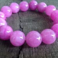 Gelang Batu Manau Pink Ruby