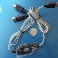 Kabel MIDI USB Khusus Keyboard Techno T9900i