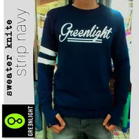 Sweater Rajut/Knite Greenlight Navy Blue