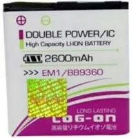 Baterai Batre Battery Double Power LOG-ON Blackberry Apollo 9360 / EM1