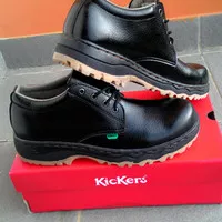 sepatu low safety boots kickers bams hitam