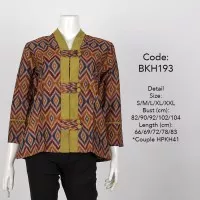 Model Batik Kerja Blus Bkh193