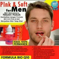 PEMERAH BIBIR-PINK & SOFT FOR MEN (PERMANEN) COCOK UNTUK PEROKOK BERAT