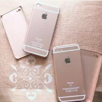 iphone 4/5/6/6+ rose gold hardcase