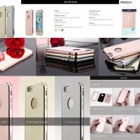 Rock Infinite Metal Bumper Mirror Cover Casing Case iPhone 6 - 6S Plus