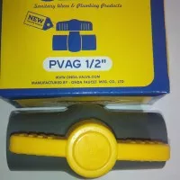 Ball Valve PVC 1/2 Onda (PVAG) drat
