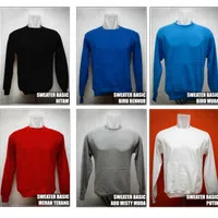 Sweater Polos Murah Jakarta - Cotton Fleece