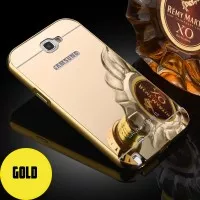 Samsung Galaxy Note 2 Metal Bumper Mirror Cover Case Keren Unik Mewah