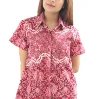Model Baju Batik Wanita Cap Asli Jambi Berkualitas - Zallatra