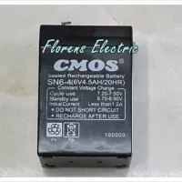 Baterai Aki Kering Maintenance Free MF Battery 6V 4.5Ah Merk CMOS